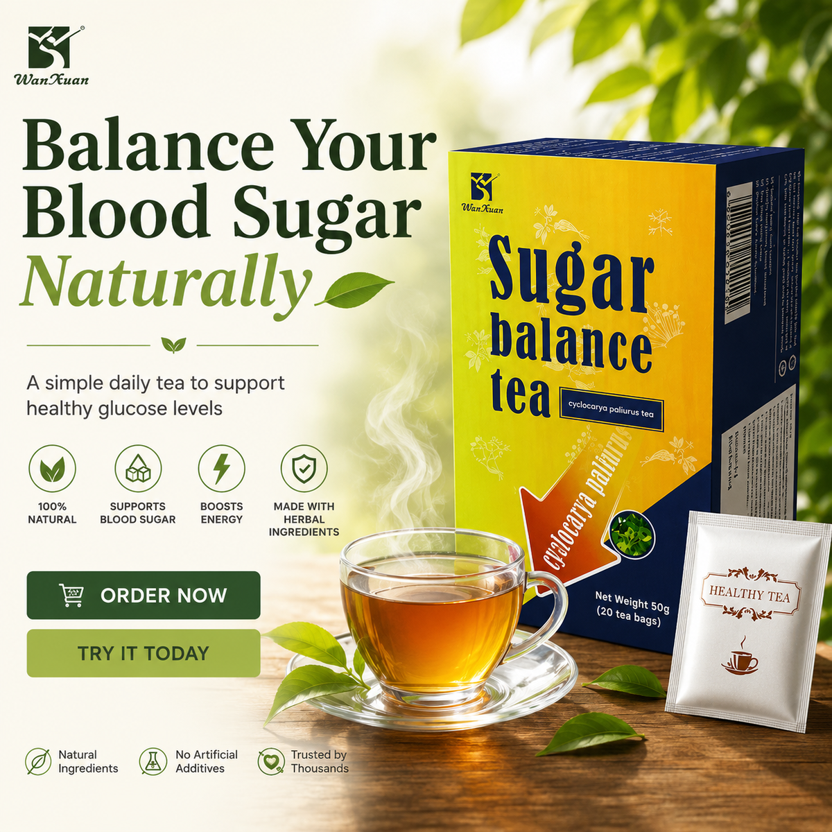 Wellness Sugar Control Tea