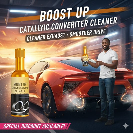 Boost up catalytic converter cleaner