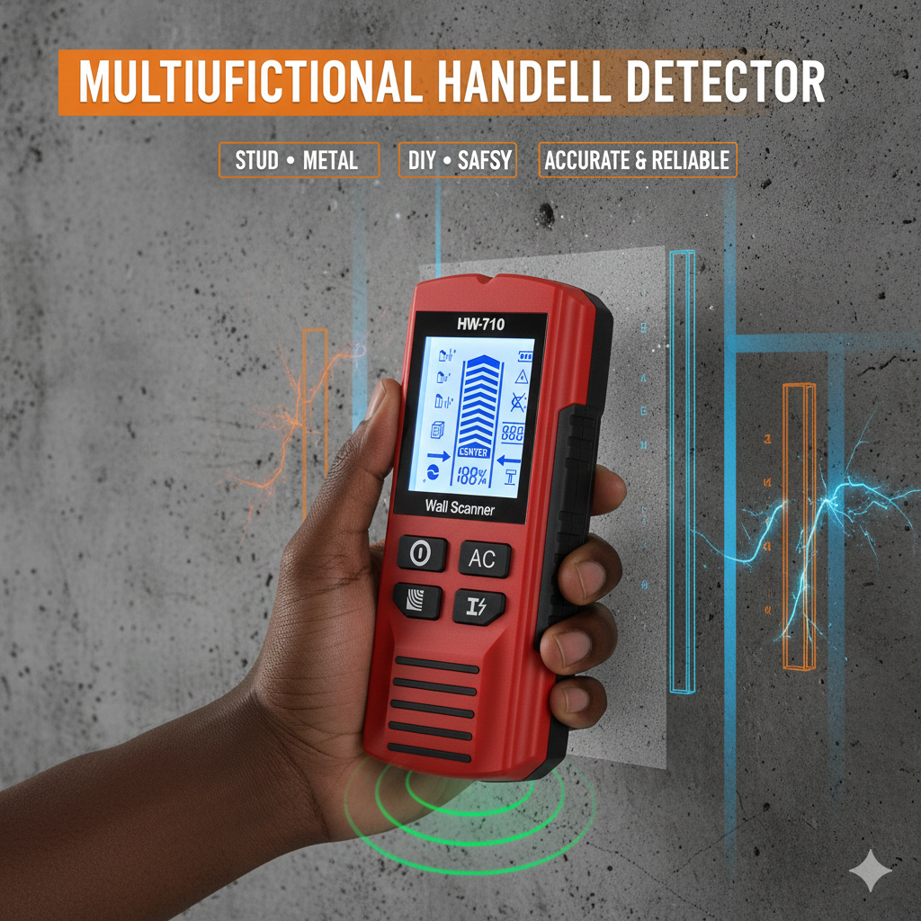 HANDHELD WALL & METAL DETECTOR